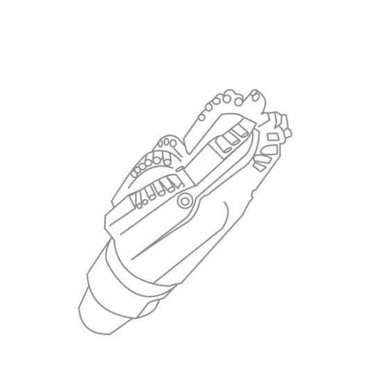 Medium NOV ReedHycalog Style "IADC Code" S233 April 21, 2022